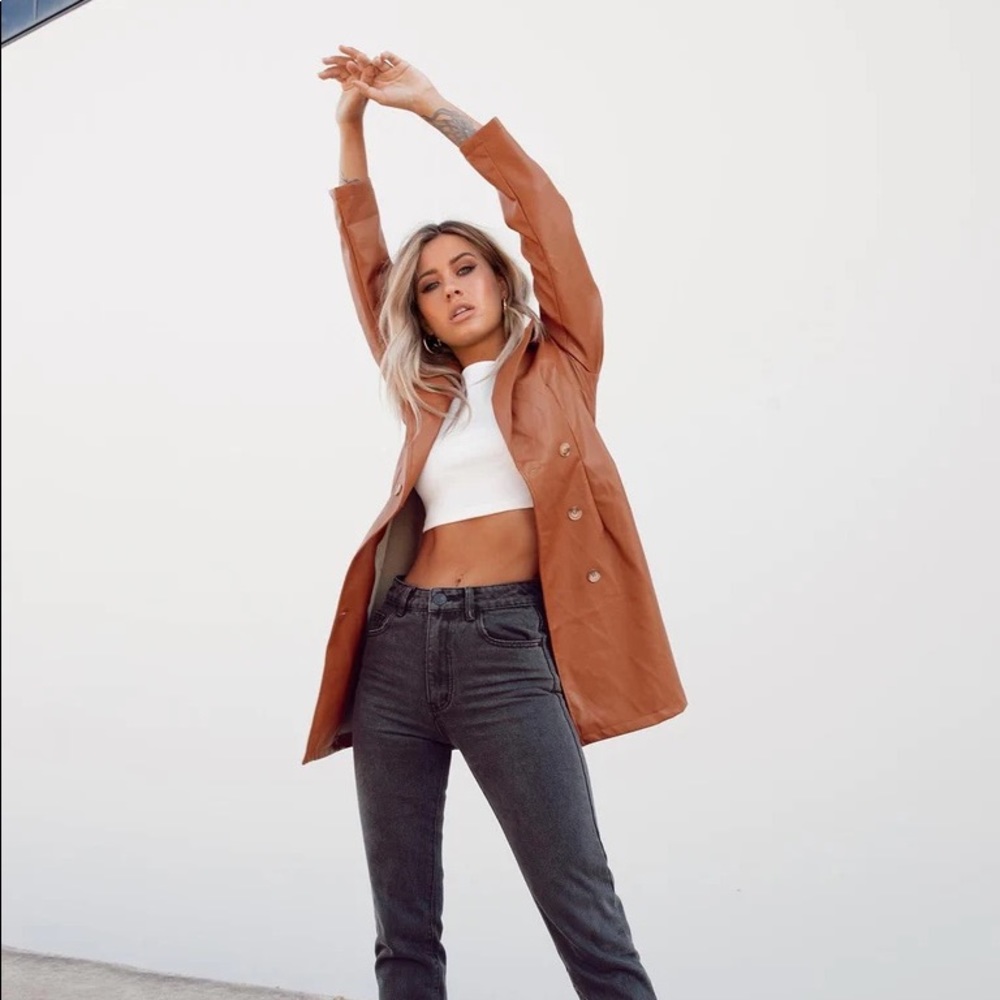 Princess Polly Brown Jacket